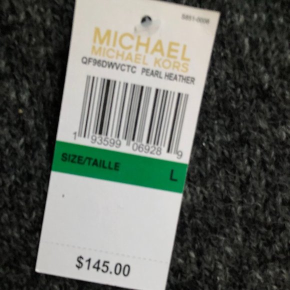 Brand New Michael Kors Women's Gray Colourblock Sweater - Picture 3 of 10